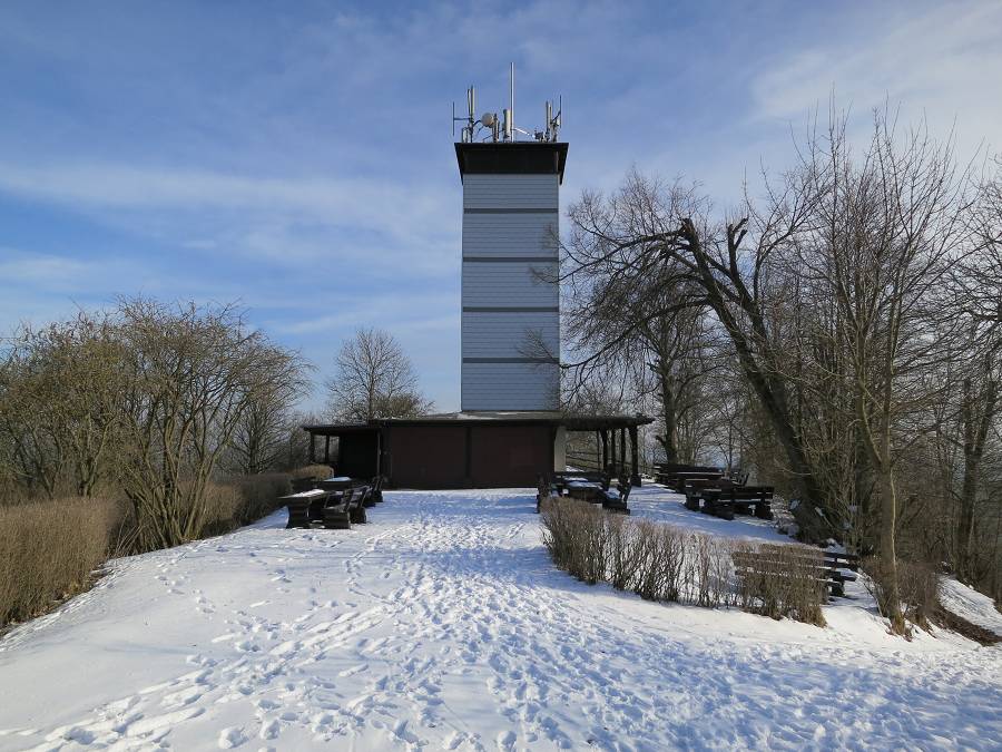 Winter in Niedenstein - Hessenturm