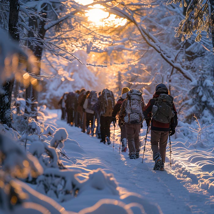 Adventwanderung der Seniorenwandergruppe