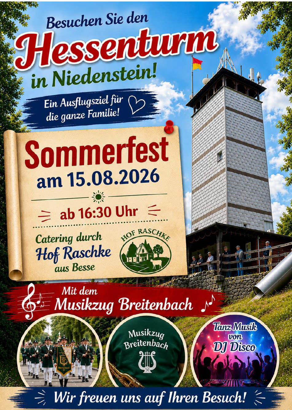 Sommerfest Hessenturm 15.August